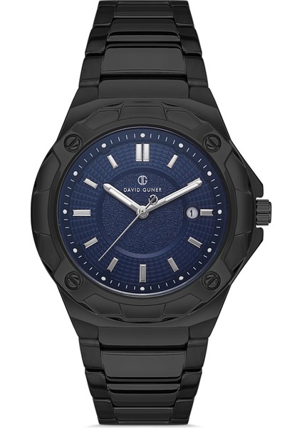 Davıd Guner Gun Kaplamalı Mavi Kadranlı Erkek Kol Saati DG-8353GA-V3