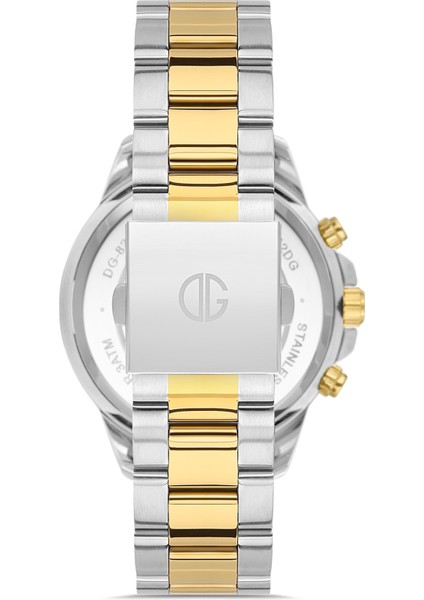 Davıd Guner Sarı Beyaz Kaplamalı Siyah Kadranlı Erkek Kol Saati DG-8357GA-D2 modelleri