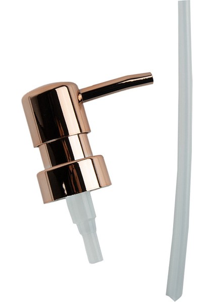 Gül Altın 1 Takım Sabun Pompası Sıvı Losyon Dispenser Kafası Yuvarlak Kafa Abs Losyon Pompası Kafası 28 Iplik Banyo Şişesi Basın Memesi (Yurt Dışından)