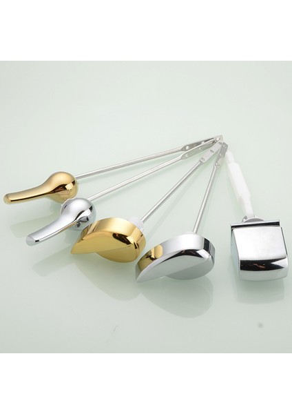 E 50 Evrensel Tuvalet Sifonu Kolları Yan Ön Montaj Su Deposu Yedek Anahtarı Anahtarı Closestool Basma Düğmeleri Banyo Aksesuarları (Yurt Dışından) fırsatları