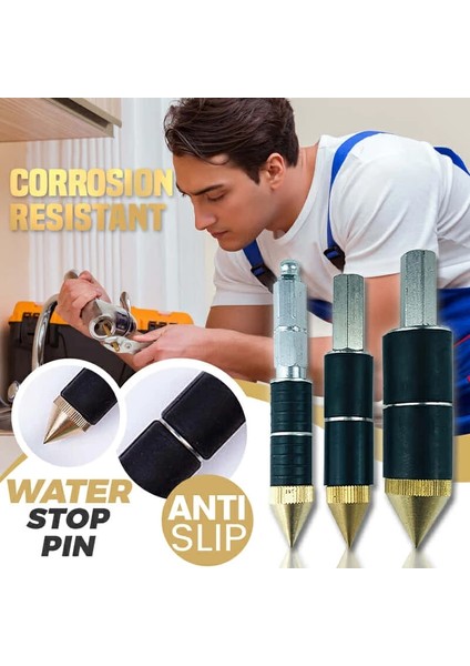 Stil 2 50 Evrensel Sıcakta Eriyen Su Durdurma Pimi Tüneller Için Paslanmaz Çelik Kilitleme Altıgen Su Durdurma Pimi Banyo Tamir Sıhhi Tesisat Aracı (Yurt Dışından) fiyatları