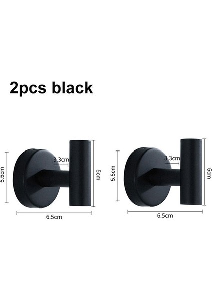 L 50 Tuvalet Donanım Seti Bornoz Kancası Havlu Ray Bar Rackyuvarlak Siyah Paslanmaz Çelik Raf Kağıt Doku Tutucu Banyo Aksesuarları A1 (Yurt Dışından)