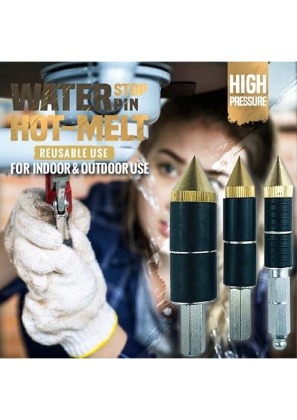 1 Takım A 50 Sıcakta Eriyen Su Durdurma Pimi Tüneller Için Paslanmaz Çelik Kilitleme Altıgen Su Durdurma Pimi Mutfak Banyo Tamir Sıhhi Tesisat Aracı (Yurt Dışından) fiyatları