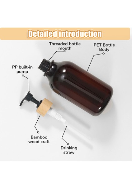 MATTE-BLACK-300ML 300/500ML Sabunluk Kalınlaştırılmış Doldurulabilir Şampuan Pompası Şişe Losyon Kabı Sabun Pompası Tankı El Yıkama Banyo Aksesuarları (Yurt Dışından)