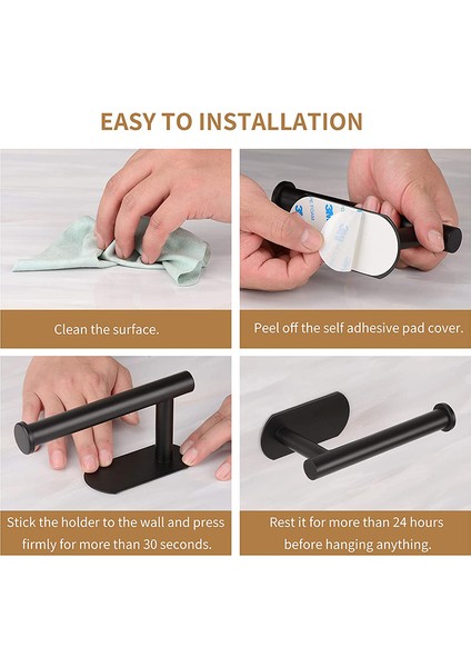 Gümüş Kanca 50 Sondaj Yok Paslanmaz Çelik Kendinden Yapışkanlı Havlu Çubuğu Kağıt Tutucu Bornoz Kanca Havlu Halkası Siyah Gümüş Altın Banyo Aksesuarları Seti (Yurt Dışından) fırsatları