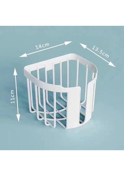 Beyaz Çok Fonksiyonlu Tuvalet Rulo Kağıt Tutucu Rulo Doku Kutusu Raf Duvara Montaj Wc Kağıt Raf Depolama Askı Banyo Aksesuarları (Yurt Dışından)