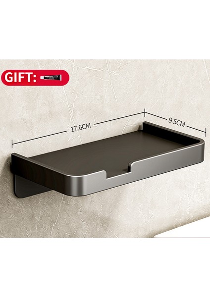 Siyah Bir Kağıt Tutucu Duvara Monte Uzay Alüminyum Rulo Tutucu Telefon Depolama Askı Tuvalet Rafı Havlu Askısı Doku Kutusu Banyo Aksesuarı (Yurt Dışından) fırsatları