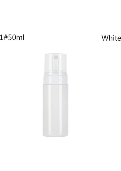 WHITE-1-50ML 50/80/100/150ML Şeffaf Mavi Köpük Şişe Sıvı Sabun Şanti Köpük Noktaları Şişeleme Şampuan Losyon Duş Jeli Köpük Pompa Şişeleri (Yurt Dışından)