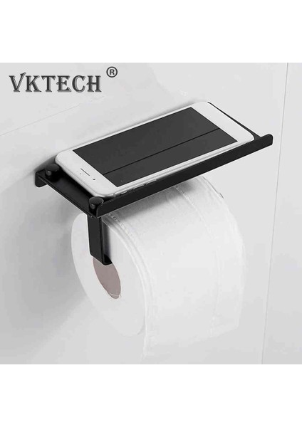 Beyaz Banyo Tuvalet Havlu Kağıt Tutucu Telefon Tutucu Duvara Montaj Wc Rolhouder Kağıt Tutucu Raf ile Havlu Askısı Doku Kutuları Siyah (Yurt Dışından) indirimleri