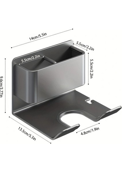 Beyaz-A Alüminyum Alaşımlı Saç Kurutma Makinesi Braketi Duvara Monte Saç Kurutma Makinesi Braketi Organizatör Saklama Kutusu Banyo Rafı (Yurt Dışından) modelleri