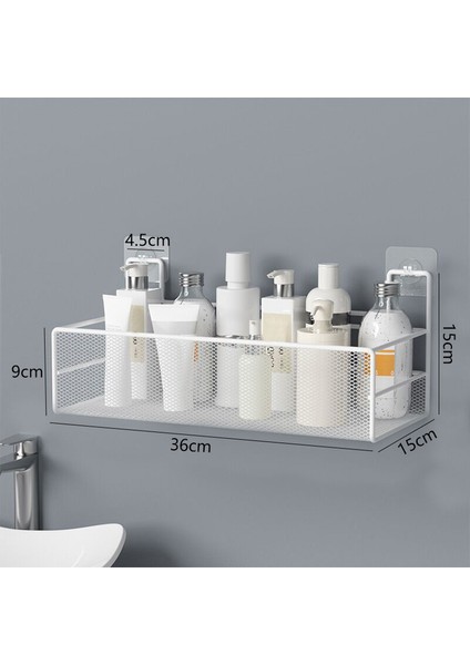 NEWEST-36CM-L Banyo Raf Mutfak Organizatör Raflar Köşe Çerçeve Demir Duş Caddy Depolama Raf Şampuan Tutucu Banyo Aksesuarları Için (Yurt Dışından)