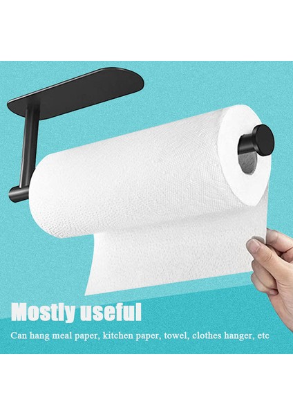 Altın Mutfak Banyo Paslanmaz Çelik Banyo Kanca Lavabo Tuvalet Tutucu Duvara Montaj Rulo Doku Rafı Rulo Kağıt Tutucu Siyah (Yurt Dışından) fiyatları