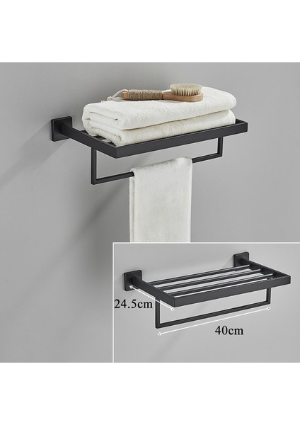 Krom A 50 Mat Siyah Banyo Havlu Askısı Bar Doku Kanca Tuvalet Askısı Duvara Montaj Paslanmaz Çelik Tuvalet Donanım Seti (Yurt Dışından) modelleri