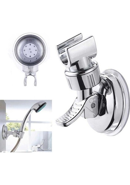 Şerit G804 Duş Başlığı Tutucu Evrensel 360 Derece Ayarlanabilir Tutucu Vantuzlu Duvara Montaj Yok Delme Braketi Banyo Aksesuarları (Yurt Dışından) fiyatları