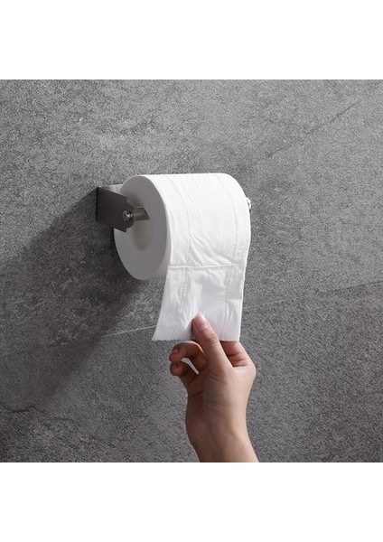 27.5 cm Siyah Doku Askısı Paslanmaz Çelik Kağıt Rulo Tutucu Duvara Monte Havlu Depolama Raf Organizatör Raf Mutfak Banyo Için (Yurt Dışından) indirimleri