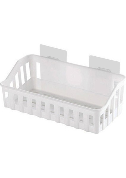 Beyaz 3 Renk Banyo Rafı Banyo Yapışkanlı Depolama Rafı Mutfak Ev Dekorasyon Köşe Duş Rafı Raf Depolama Raf Aksesuarları (Yurt Dışından)