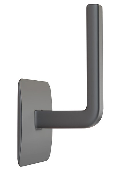 Siyah 1 Adet Mutfak Kendinden Yapışkanlı Aksesuarları Kabine Altında Kağıt Rulosu Raf Havlu Tutucu Doku Askısı Depolama Rafı Banyo Tuvalet (Yurt Dışından)