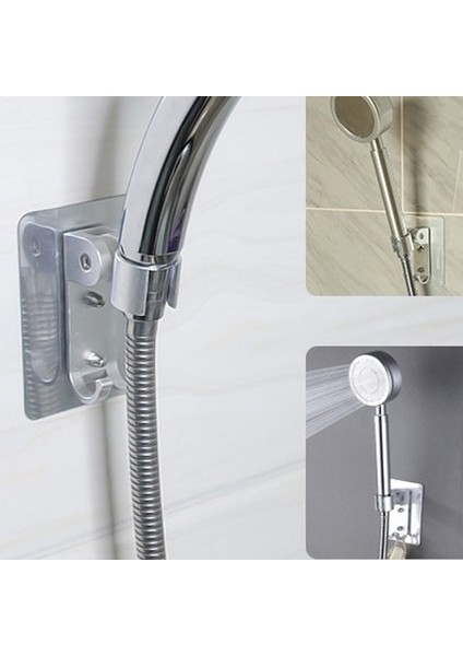 Gümüş Güçlü Yapıştırıcı 90° Alüminyum Duvar Jel Monteli Duş Başlığı Tutucu Ayarlanabilir Banyo Aksesuarları Stand Braketi (Yurt Dışından) fırsatları
