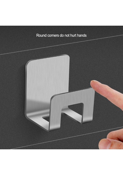 Gümüş Sünger Tutucu Yıkama Standı Sabunluk Çapak Yok Kanca Temizlik Bezi Hiçbir Matkap Banyo Aksesuarları Ev Mutfak Donanım (Yurt Dışından)