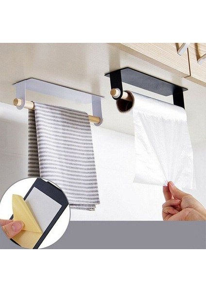 1 Adet Beyaz Yeni 1 Adet Duvara Monte Mutfak Kendinden Yapışkanlı Rulo Kağıt Havlu Tutucu Havlu Depolama Rafı Doku Askısı Banyo Aksesuarları Desteği (Yurt Dışından) fırsatları