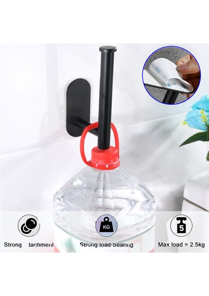 Stil 8 Kendinden Yapışkanlı Tuvalet Rulo Kağıt Tutucu Hiçbir Delme Kanca Havlu Organizatör Raf Kağıt Mendil Banyo Mutfak Aksesuarları Seti (Yurt Dışından)