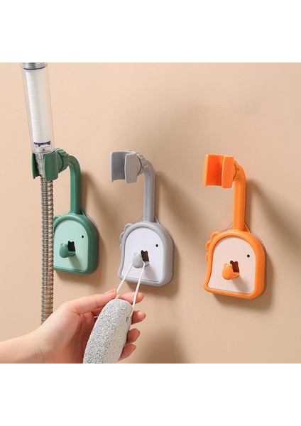 Mavi Duş Başlığı Standı Pratik Güçlü Yükleme Ayarlanabilir Günlük Kullanım Banyo Braketi Banyo Braketi (Yurt Dışından)