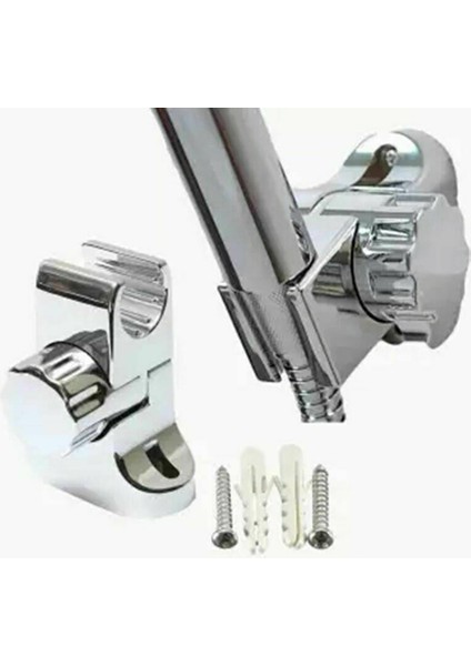 Standı Duş Başlığı Tabanı Banyo Braketi Uydurma Kaide Montaj Delikli Tutucu Yedek Evrensel Aksesuar (Yurt Dışından)