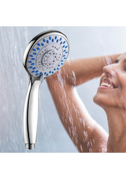 Orta Ayarlanabilir 3 Modlu El Duş Başlığı Banyo Musluk Yedek Yağmurlama Başlığı Yüksek Basınçlı Duş Başlığı Banyo Aksesuarları (Yurt Dışından)