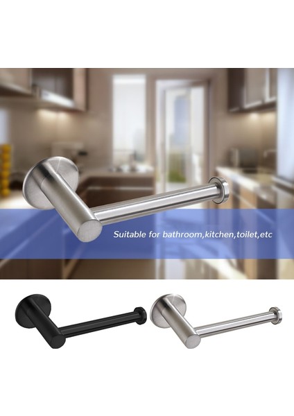 B1 Kendinden Yapışkanlı Paslanmaz Çelik Tuvalet Rulo Kağıt Tutucu Organizatörler Bar Havlu Halka Ray Rafı Sondaj Olmayan Tuvalet Aksesuarları (Yurt Dışından) fırsatları