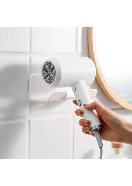 2 Adet Banyo Duvara Monte Saç Kurutma Makinesi Tutucu Depolama Rafı Kendinden Yapışkanlı Plastik Ev Tuvalet Organizasyon Rafları (Yurt Dışından) fiyatları