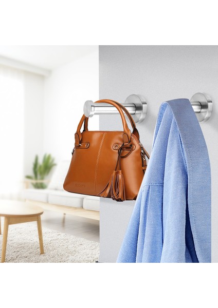 S Havlu Çanta Elbise Robe Kanca Banyo Donanım Banyo Kapısı Askı Kancası Manto Askısı Vidalar ile Paslanmaz Çelik (Yurt Dışından)