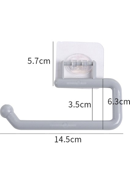 B-Gri Kendinden Yapışkanlı Paslanmaz Çelik Tuvalet Rulo Kağıt Tutucu Organizatörler Bar Havlu Halka Ray Rafı Sondajsız Tuvalet Aksesuarları (Yurt Dışından)