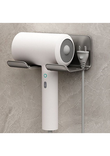 Gri-B Saç Kurutma Makinesi Tutucu Duvara Monte Raf Saç Fırçası Depolama Braketi Depolama Tutucu Kurutma Makinesi Beşiği Banyo Raf Banyo Aksesuarları (Yurt Dışından) fiyatları
