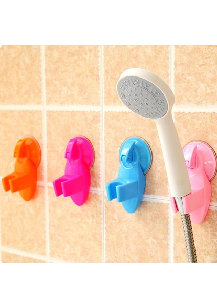 Haki Banyo Güçlü Takılabilir Duş Başlığı Tutucu Hareketli Braket Güçlü Emme Rainseat Chuck Tutucu Vantuz (Yurt Dışından)