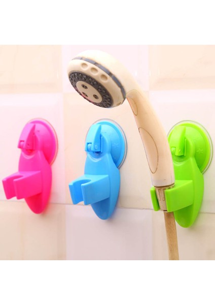 Haki Banyo Güçlü Takılabilir Duş Başlığı Tutucu Hareketli Braket Güçlü Emme Rainseat Chuck Tutucu Vantuz (Yurt Dışından)