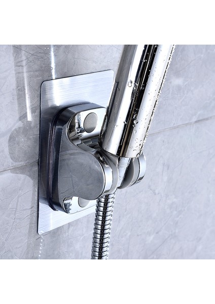 Smb-A3 Banyo Duş Montaj Braketi Deliksiz Abs Duş Başlığı Tutucu Ayarlanabilir Duş Braketi Kullanımı Kolay Duş Aksesuarları (Yurt Dışından)