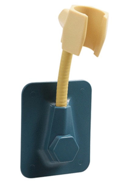 Mavi Sarı Ayarlanabilir Duvara Monte Banyo Duş Başlığı Taban Tutucu Döner Braket Duş Başlığı Tutucu Standı (Yurt Dışından)