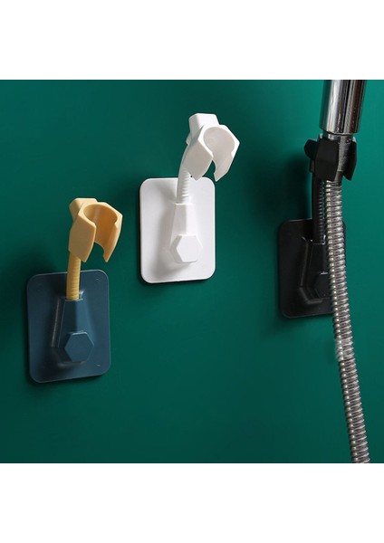 Mavi Sarı Ayarlanabilir Duvara Monte Banyo Duş Başlığı Taban Tutucu Döner Braket Duş Başlığı Tutucu Standı (Yurt Dışından) fırsatları