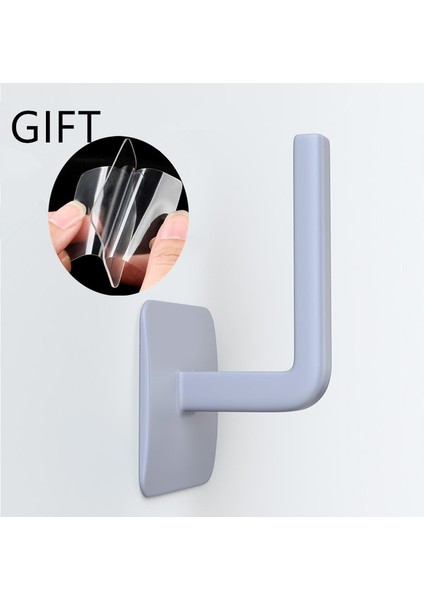 Gri Mutfak Kendinden Yapışkanlı Aksesuarlar Banyo Tuvalet Rulo Kağıt Havluluk Doku Askısı Depolama Rafı Banyo Aksesuarları Için (Yurt Dışından)