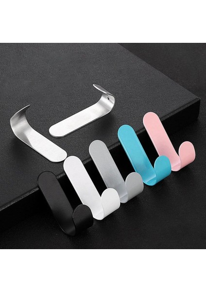 Mavi Yeni Paslanmaz Çelik J Şekli Güçlü Yapışkan Duvar Kanca Asılı Elbise Askısı Kapı Duvar Anahtar Çantası Depolama Rafı Banyo Havlu Tutucu (Yurt Dışından) modelleri