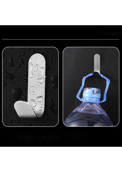 Mavi Yeni Paslanmaz Çelik J Şekli Güçlü Yapışkan Duvar Kanca Asılı Elbise Askısı Kapı Duvar Anahtar Çantası Depolama Rafı Banyo Havlu Tutucu (Yurt Dışından) indirimleri