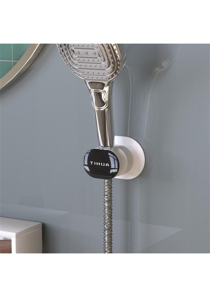 C Yeşil Duş Başlığı Tutucu Ayarlanabilir Kendinden Yapışkanlı Duş Başlığı Braketi Yumruksuz Duvara Montaj Vantuz Kanca Spa Banyo Evrensel (Yurt Dışından)