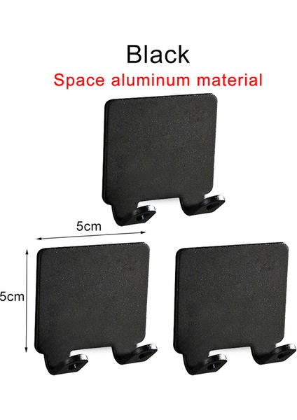 Tip A Siyah 3 Pcs Tıraş Makinesi Depolama Raf Raf Paslanmaz Çelik Jilet Tutucu Duvar Banyo Saç Kurutma Makinesi Tıraş Razor Standı Organizatör Askı Kancaları (Yurt Dışından)