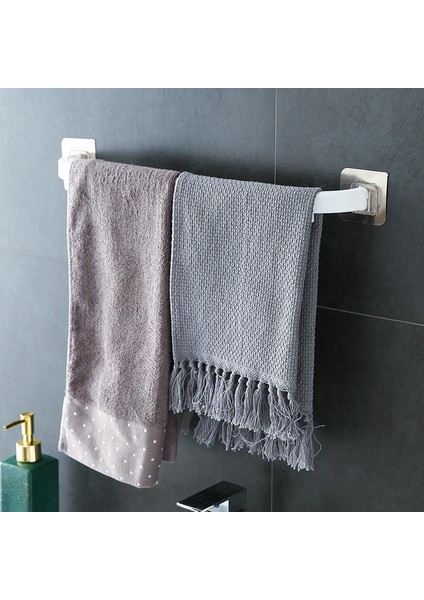 Pembe Mutfak Dolabı Kapı Askısı Montaj Duvar Banyo Banyo Havlusu Rafları Havlu Tutucu Bar Tek Çubuk Depolama Havlu Askısı Üzeri (Yurt Dışından)