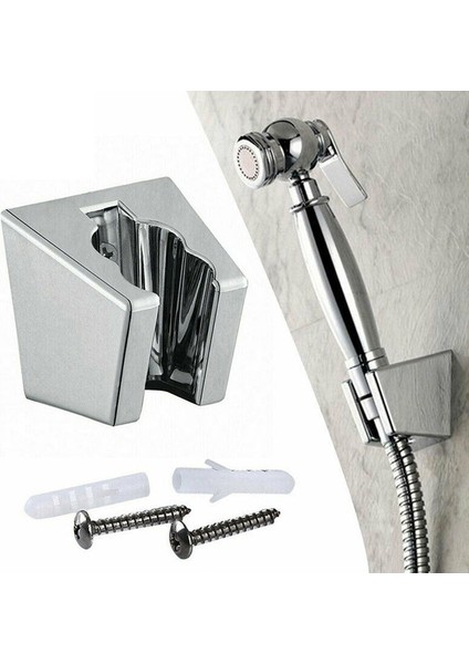 Stil 2 Alüminyum Duş Tabanı Tutucu Ayarlanabilir Duvar Jel Monte Duş Başlığı Stand Braketi Paslanmaz Baş Desteği Tutucu Banyo Uydurma (Yurt Dışından)