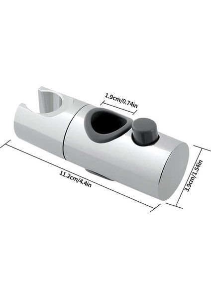 R 19 Duş Rayı Sürgülü Ayarlanabilir Duş Başlığı Plastik Hafif Tutucu Güçlü Destek Benzersiz Tasarım Pürüzsüz Yüzey R 19 (Yurt Dışından)