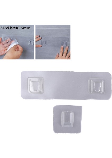 N2 2/4 Adet Ev Plastik Kanca Su Geçirmez Yapışkan Kanca Mutfak Banyo Raf Etiket Yapışkan Duvar Güçlü Yapışkanlı Kanca Askı (Yurt Dışından) fiyatları