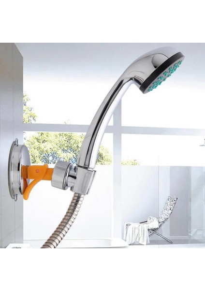 01 Evrensel Ayarlanabilir Duş Başlığı Tutucu Vantuz Tutucu Yumruksuz Duş Rayı Kafa Tutucu Banyo Braketi Istikrarlı Rotasyon (Yurt Dışından) fırsatları