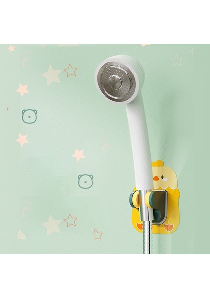 Pembe Tavşan Duş Rafı Sondaj Olmadan Dönebilen Duş Standı Yumruksuz 360° Dönüş Banyo Aksesuarları Için Duş Kafa Tutucu (Yurt Dışından) modelleri