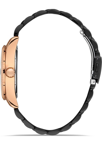 Davıd Guner Rose Siyah Kaplamalı Siyah Kadranlı Erkek Kol Saati DG-8329GA2-R2 fiyatları